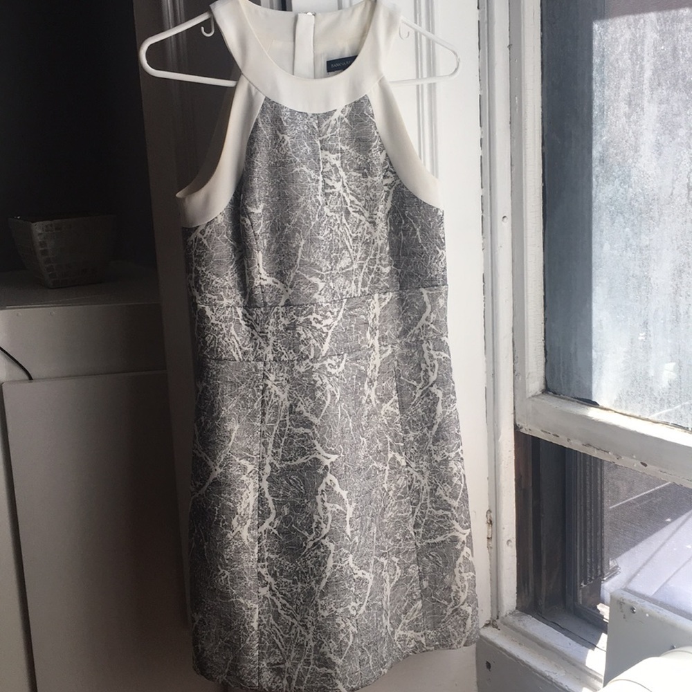 Banana Republic Gray Marble Dress